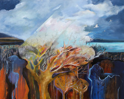 The Tale of a Tree II, 80x80 cm, acrylic/canvas